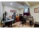 Bright home office setup, featuring two modern desks, comfortable chairs, and lots of light at 6775 Coors Ct, Arvada, CO 80004