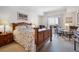 Bedroom with a king-size bed, and dining table at 2895 W Riverwalk Cir # 104, Littleton, CO 80123