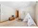 Bright and airy room with neutral tones, play area and natural wood trim at 960 Whispering Pines Ln, Breckenridge, CO 80424