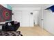 Spacious bedroom with large closet, neutral carpet, and doorway at 19411 E Milan Cir, Aurora, CO 80013