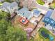 Aerial view of a home with a nice backyard and deck at 6282 Yank Ct, Arvada, CO 80004