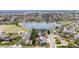 Aerial view of 6282 Yank Ct showing proximity to Meadow Lake Park, neighborhood, and landscape at 6282 Yank Ct, Arvada, CO 80004