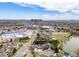 Aerial view of 6282 Yank Ct showing proximity to King Soopers, neighborhood, and landscape at 6282 Yank Ct, Arvada, CO 80004
