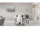 Bright home office area offering a functional workspace with neutral decor at 555 E 10Th Ave # 206, Denver, CO 80203