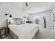 Comfortable bedroom features neutral tones, soft carpet, and sliding door to the outside at 3275 19Th St, Boulder, CO 80304