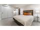 Cozy bedroom featuring a neutral color palette and a sliding closet door at 3275 19Th St, Boulder, CO 80304