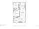 Layout of the main floor featuring two bedrooms, a bathroom, kitchen, dining room and living room at 1552 Hudson St, Denver, CO 80220