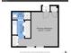 Floorplan of the third level featuring primary bedroom and adjoining bath with dimensions at 8487 Yarrow Ct, Arvada, CO 80005