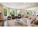 Spacious living room with ample seating and large windows offering great views at 13 Buell Mansion Pkwy, Englewood, CO 80113