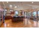 Large kitchen with a breakfast nook and hardwood floors at 11541 Warrington Ct, Parker, CO 80138