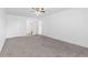 This carpeted bedroom has two closets and a door that leads to the bathroom at 3022 S Wheeling Way # 109, Aurora, CO 80014