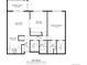 Detailed floor plan illustrating the layout of the home, including room dimensions and features at 3022 S Wheeling Way # 109, Aurora, CO 80014