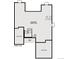 Unfinished lower level floor plan showing basement layout with potential for future customization at 2536 Wesley Ln, Lafayette, CO 80026