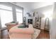 Bright living room with a fireplace and a cozy seating area including a white shag rug and modern decor at 60 Golden Eagle Rd, Greenwood Village, CO 80121