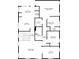 Detailed second-floor floor plan highlighting the spacious layout of the home, including bedrooms, baths, and living areas at 2723 Galena St, Denver, CO 80238