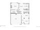 First floor plan featuring a living room, dining room, and kitchen at 25123 E 5Th Ave, Aurora, CO 80018