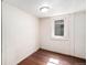 Unfinished basement space with wood-look floors and ample potential at 2921 N Fillmore St, Denver, CO 80205