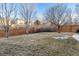 Spacious backyard with a wooden fence at 3914 S Perth St, Aurora, CO 80013