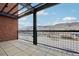 Private balcony overlooks city and mountain views at 4520 Broadway St # 208, Boulder, CO 80304