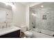 Bathroom with a bathtub, shower, and modern vanity at 4520 Broadway St # 208, Boulder, CO 80304