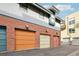 Attached garage with multiple units and various colors at 4520 Broadway St # 208, Boulder, CO 80304