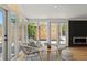 Bright and airy living area featuring modern design and hardwood floors at 2545 S Lowell Blvd, Denver, CO 80219