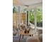 Cozy living area with comfortable chairs, wood floors, and a view of the backyard at 2545 S Lowell Blvd, Denver, CO 80219