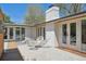 Stylish patio features sleek brickwork, an open-air atmosphere, and wood accents at 2545 S Lowell Blvd, Denver, CO 80219