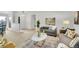 Inviting living room showcasing stylish decor, comfortable sofas, and ample natural light at 11267 W Colorado Pl, Denver, CO 80232
