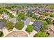 Scenic aerial shot of a Gathering-friendly neighborhood showcasing well-kept homes and lush greenery at 3715 E 139Th Pl, Thornton, CO 80602