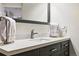 Bathroom features a white countertop and vanity with brushed nickel faucet at 3715 E 139Th Pl, Thornton, CO 80602