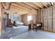 Unfinished basement, featuring exposed framework and offering potential for customization at 9994 Quintero St, Commerce City, CO 80022