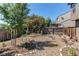 Landscaped backyard with a fenced yard, offering privacy and an enjoyable outdoor space at 4392 E 126Th Pl, Thornton, CO 80241