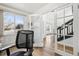Inviting home office with hardwood floors, natural light, and a view of the outdoors at 767 Ellis St, Golden, CO 80401