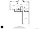 Detailed floor plan showcasing the layout of the home's ground floor, including living spaces and garage at 13181 Grant W Cir # B, Thornton, CO 80241