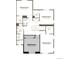 Upstairs floor plan includes four bedrooms, two bathrooms, and walk-in closets for ample space at 6616 N Nepal St, Aurora, CO 80019