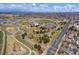 A community aerial view showcasing the centrally located recreation center, neighborhood, and easy access to major roads at 10752 Steele St, Northglenn, CO 80233