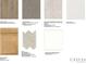Materials selection includes wood floors, carpet, tiles, countertops and backsplash samples at 3331 N Buchanan Way, Aurora, CO 80019