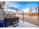 Hot tub and patio area with pergola at 1788 Taos St, Brighton, CO 80603