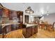 Functional kitchen with an island, stainless appliances and plentiful cabinet space at 1841 Ruth Dr, Thornton, CO 80229