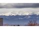 Breathtaking view of snow-capped mountains in the distance at 2305 Prospect Ln, Broomfield, CO 80023