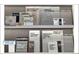 Selection of kitchen and bath materials showcasing tile, flooring, paint, cabinet, and countertop samples at 5851 Las Rosas Dr, Parker, CO 80134