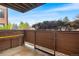 Cozy outdoor balcony provides a serene view, perfect for relaxing and enjoying the fresh air at 201 Wright St # 106, Lakewood, CO 80228