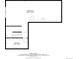 Floorplan showing basement with storage area 13'5