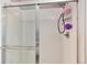 Shower featuring a glass door and shower head at 7844 Grady Cir, Castle Rock, CO 80108