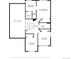Upstairs floorplan with bedroom and bath dimensions at 16309 Hedgeway Dr, Parker, CO 80134