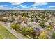 Expansive aerial view showcasing a serene neighborhood with lush greenery and beautiful homes at 6340 E Costilla Pl, Centennial, CO 80112