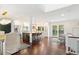 Spacious dining area adjoining the gourmet kitchen, perfect for entertaining and Gathering meals at 6340 E Costilla Pl, Centennial, CO 80112