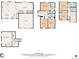 Detailed floor plan showcasing the layout of multiple levels, highlighting room dimensions and spatial relationships at 6340 E Costilla Pl, Centennial, CO 80112