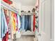 Walk-in closet with ample hanging space and shelving at 3914 E 116Th Pl, Thornton, CO 80233